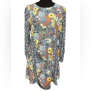 Umgee Floral Long Sleeve Dress, Size M, GUC